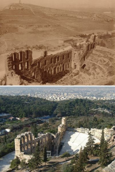 Временные порталы: как изменился мир в фотографиях «тогда и сейчас» (32 фото)