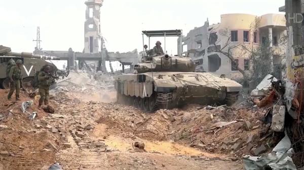 Пружинный метатель в сражении в Газе