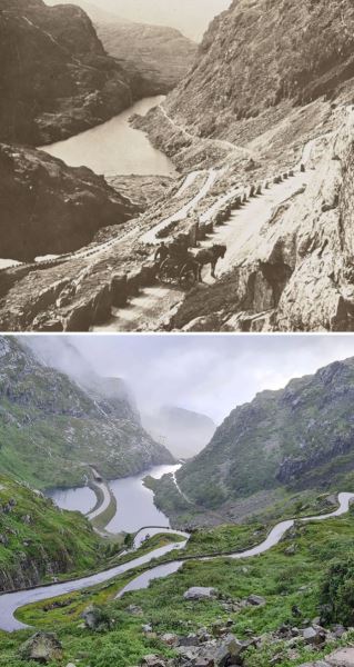 Временные порталы: как изменился мир в фотографиях «тогда и сейчас» (32 фото)
