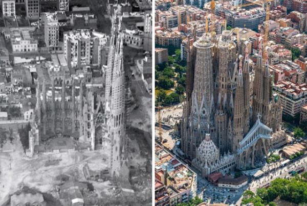 Временные порталы: как изменился мир в фотографиях «тогда и сейчас» (32 фото)